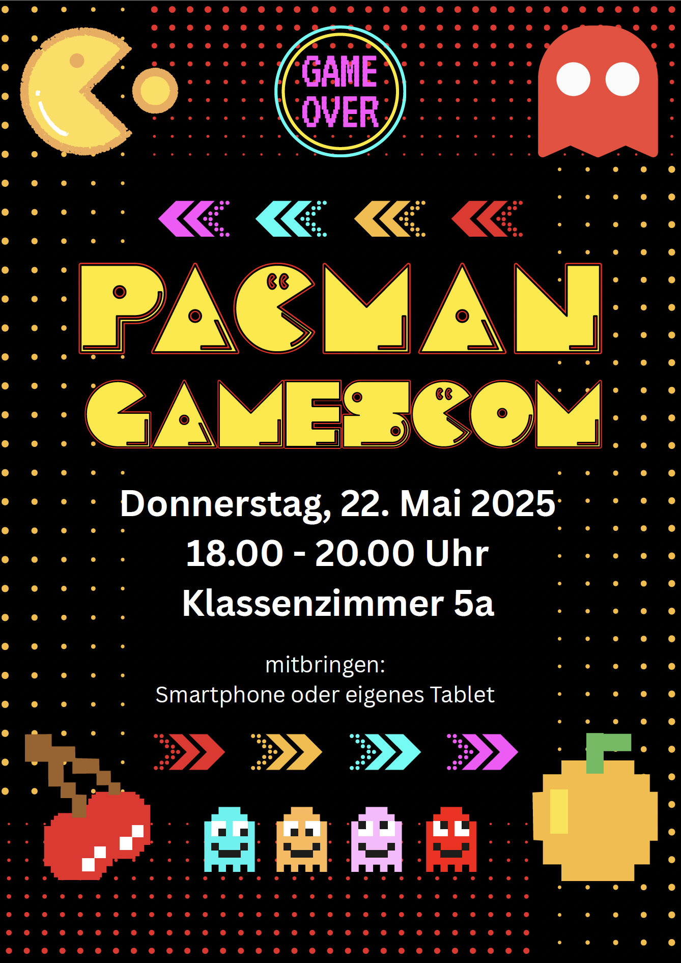Flyer Elternanlass Gamescom